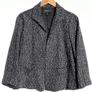LAFAYETTE 148 NY Women’s Black And Blue Tweed Blazer size 10